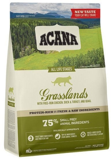 Acana Grasslands Cat & Kitten 4,5kg Acana Grasslands Cat & Kitten 4,5kg