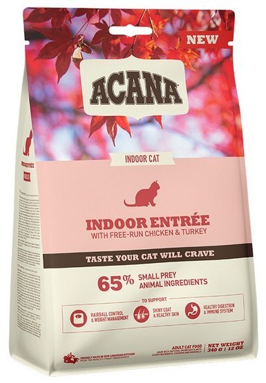 Acana Indoor Entree Cat & Kitten 340g Acana Indoor Entree Cat & Kitten 340g