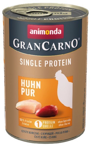 Animonda GranCarno Single Protein Kurczak puszka 400g Animonda GranCarno Single Protein Kurczak puszka 400g