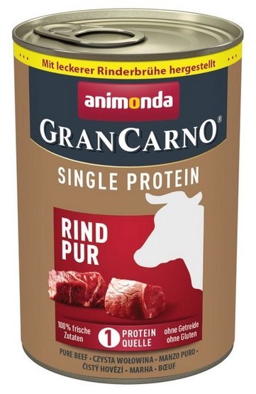Animonda GranCarno Single Protein Wołowina puszka 400g