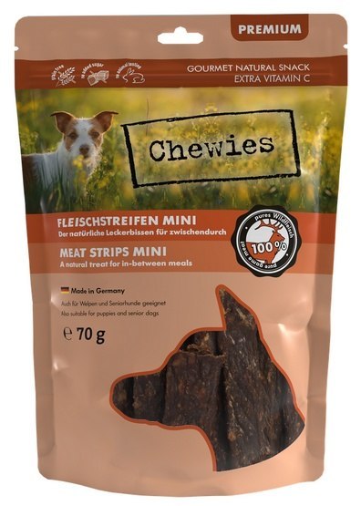 Chewies Meat Strips Mini Dziczyzna 70g Chewies Meat Strips Mini Dziczyzna 70g