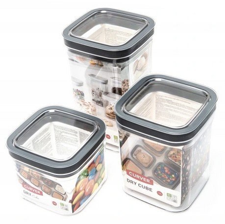 Curver Dry Cube Pojemnik na karmę 2,3L Curver Dry Cube Pojemnik na karmę 2,3L