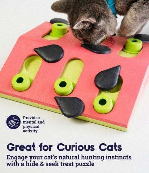 Nina Ottosson Cat Melon Madness Puzzle & Play - gra edukacyjna dla kotów Nina Ottosson Cat Melon Madness Puzzle & Play - gra edukacyjna dla kotów