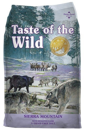 Taste of the Wild Sierra Mountain Canine z mięsem z jagnięciną 5,6kg Taste of the Wild Sierra Mountain Canine z mięsem z jagnięciną 5,6kg