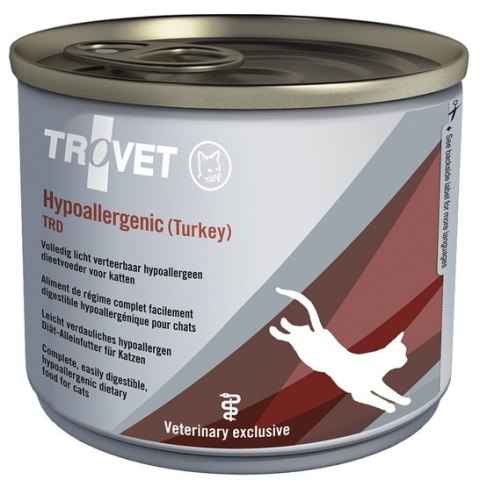 Trovet TRD Hypoallergenic Indyk dla kota puszka 200g Trovet TRD Hypoallergenic Indyk dla kota puszka 200g